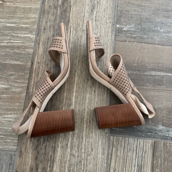 Cole Haan Leather Kim City Slingback Block Heel Sandal size 10 - Picture 5 of 9